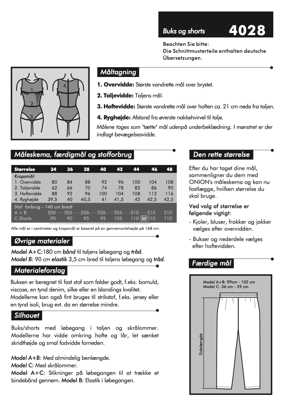 Onion 4028 - Bukse og shorts