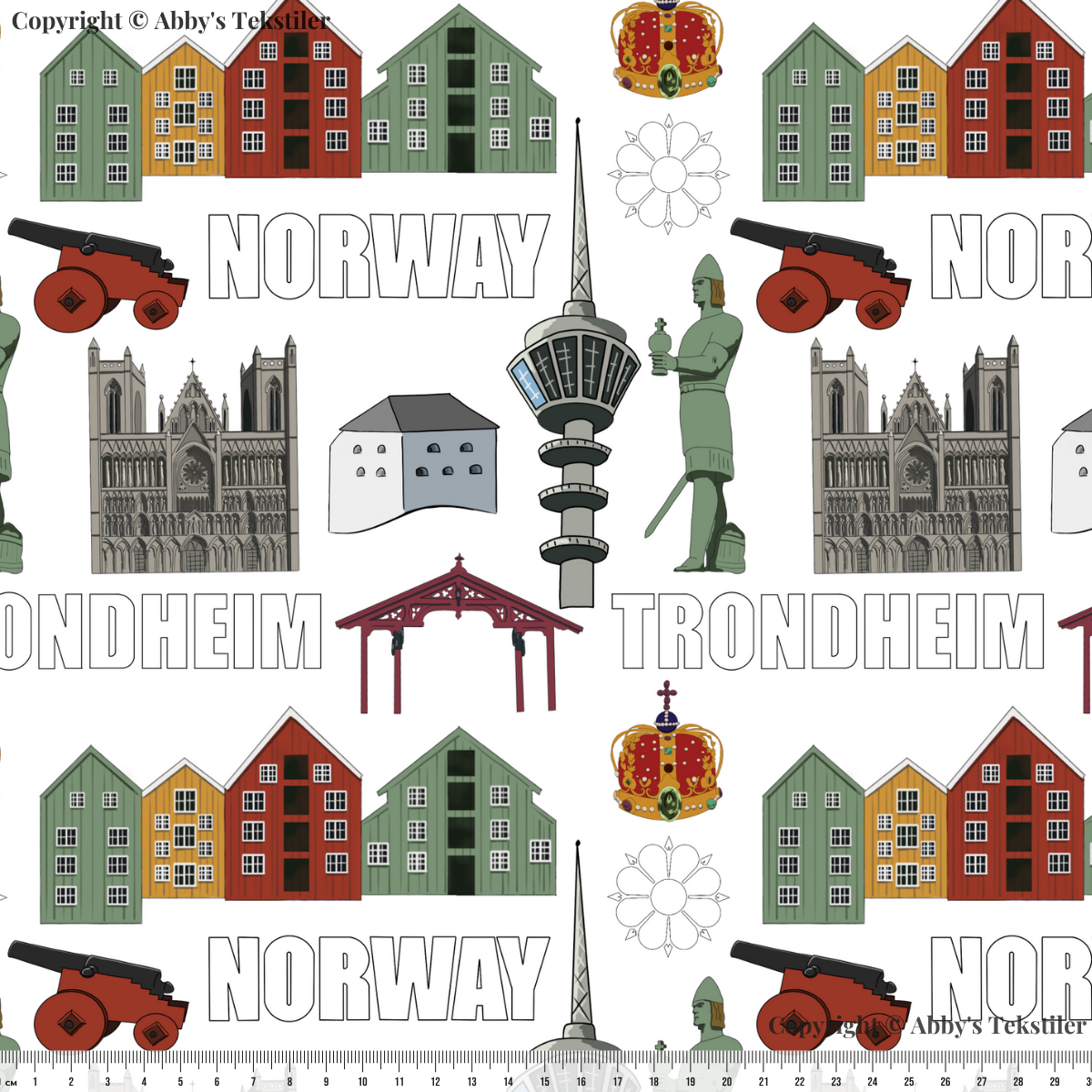Kanvas - Trondheim, Hvit