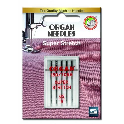 Super Stretch HAx1SP 65 Overlock, 5 stk. Organ symaskinnåler