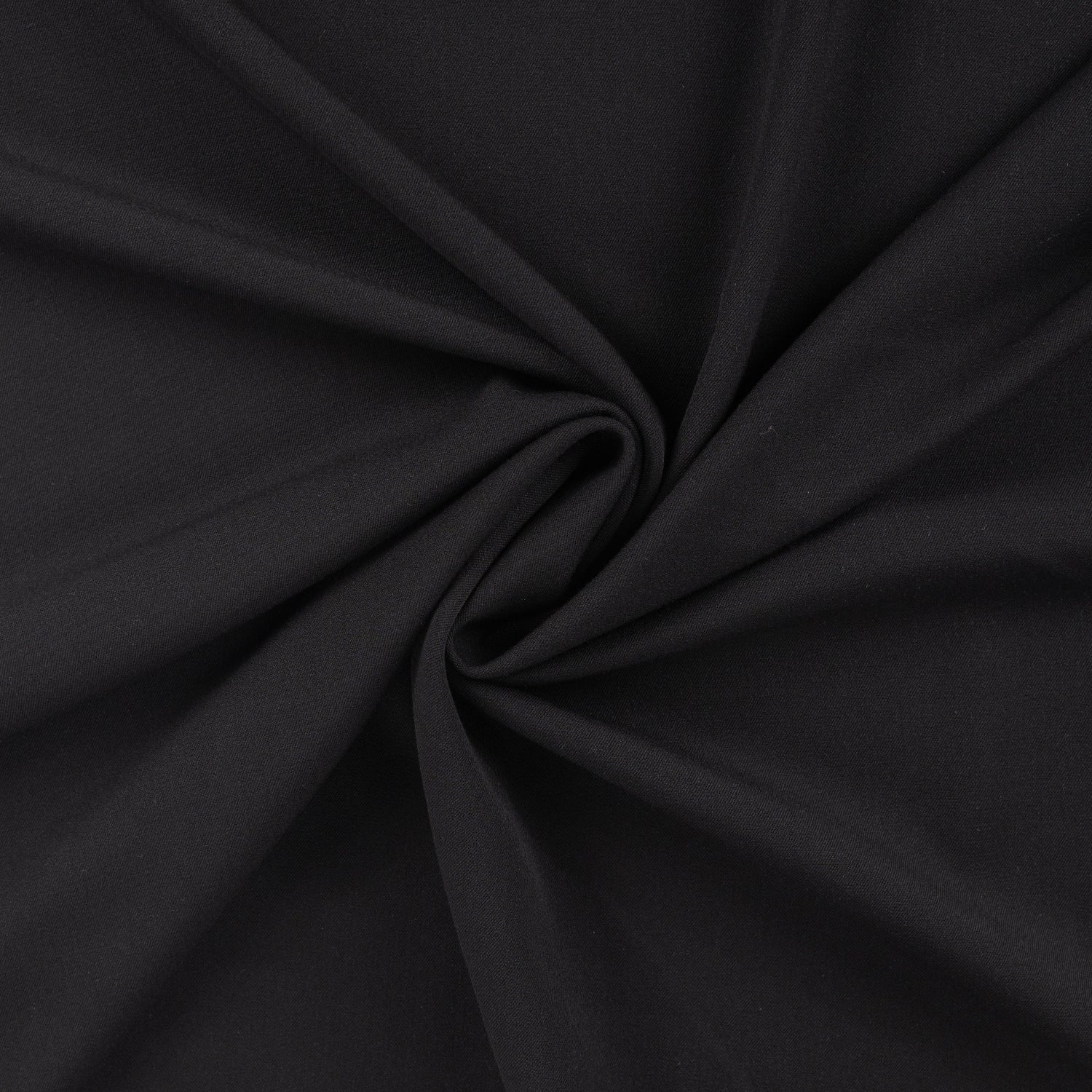 Twill stoff ull touch med 2 vei stretch - Svart