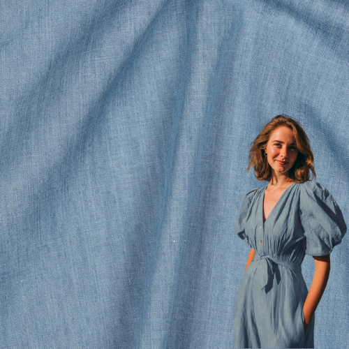 Tynn Denim/Jeans - Indigo Lys blå