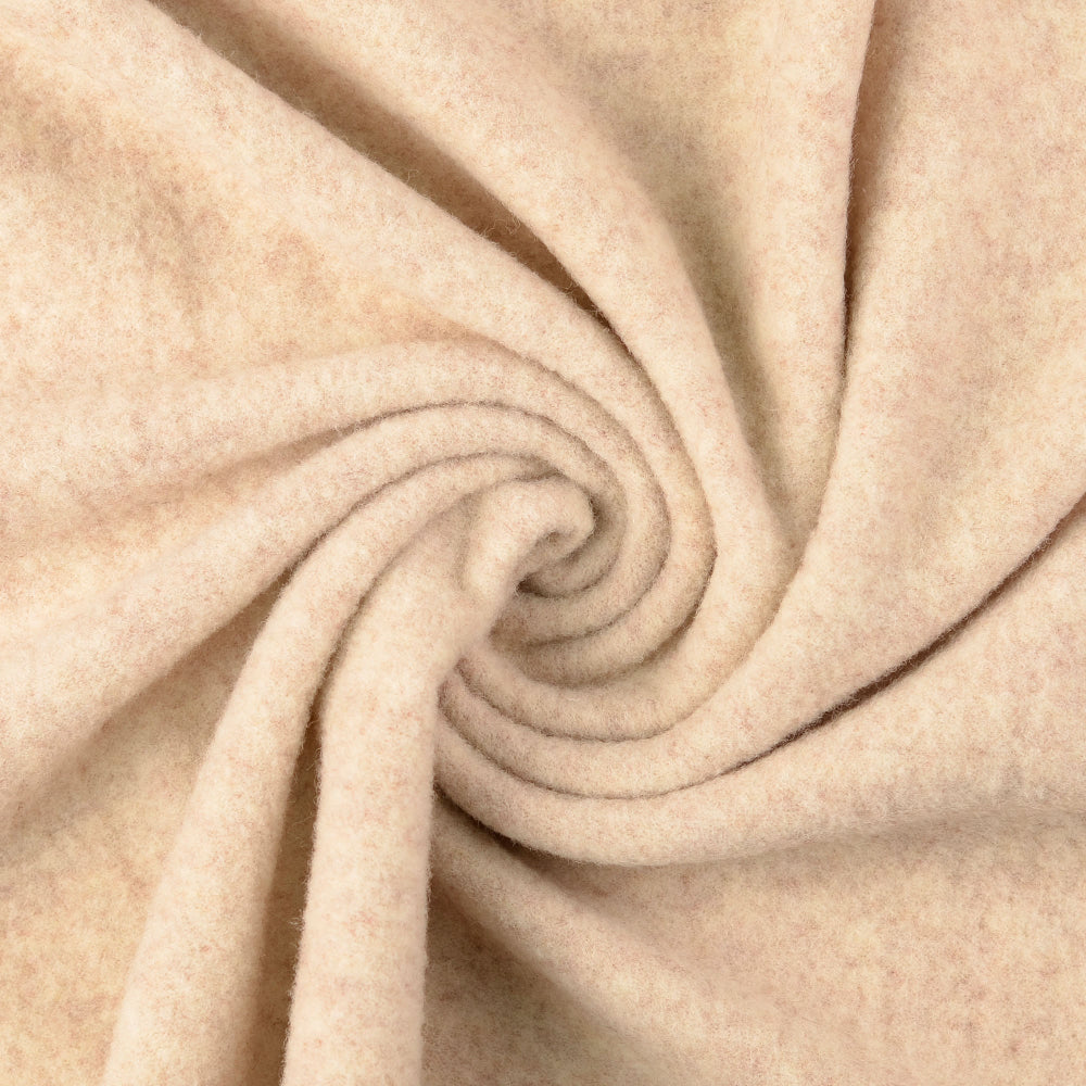 Ull Fleece - Melert krem