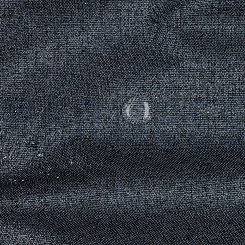Vanntett Utendørsstoff - Melert Navy bl