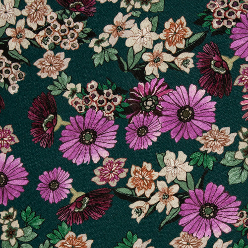 Viskose Jersey - Casablanca blomster