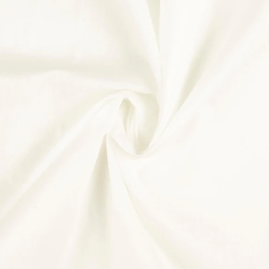 Voile Bomull - Hvit
