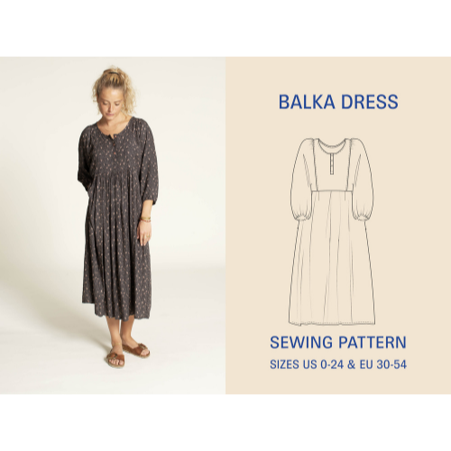 Wardrobe by Me - Balka Kjole, Dame papirmønster