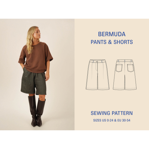 Wardrobe by Me - Bermuda Shorts og Bukse, Dame papirmønster