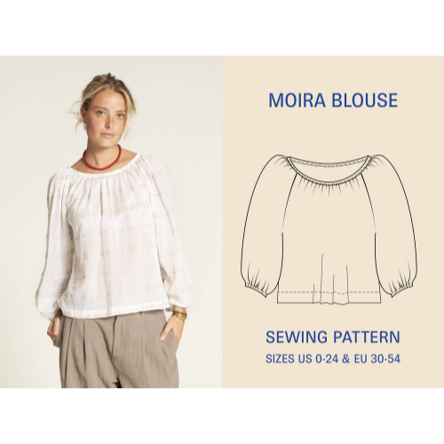 Wardrobe by Me - Moira Bluse, Dame papirmønster
