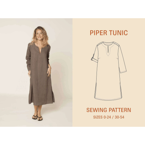 Wardrobe by Me - Piper Tunika, Dame papirmønster