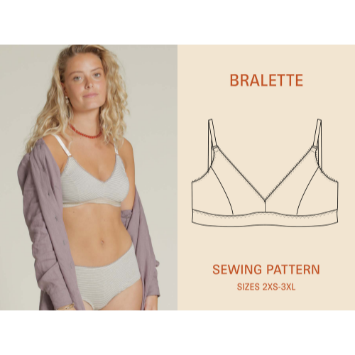 Wardrobe by Me - WBM Bralette, Dame papirmønster