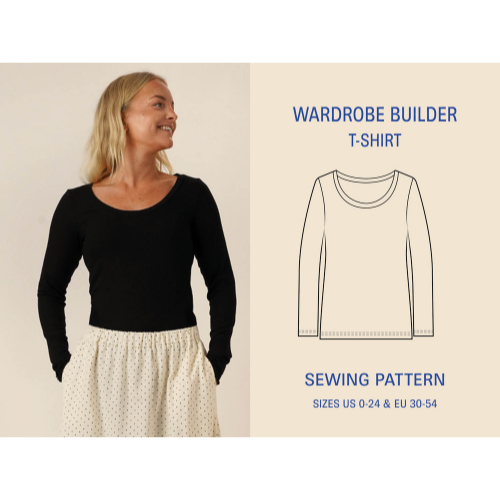 Wardrobe by Me - Wardrobe Builder T-skjorte, Dame papirmønster