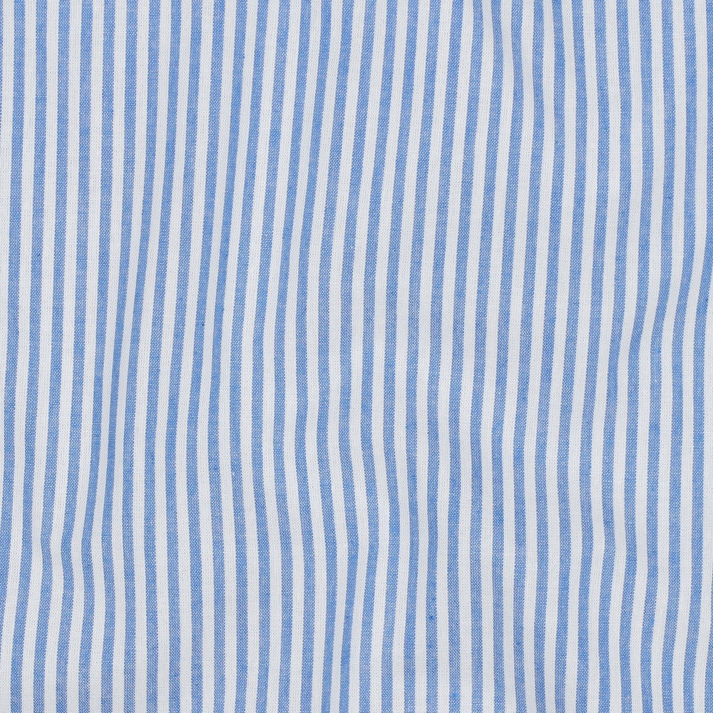 Yarn dyed Bomull - striper blå