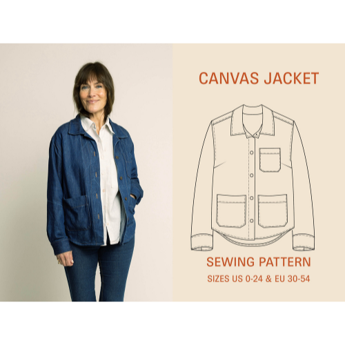 Wardrobe by Me - The Canvas Jakke, Dame papirmønster
