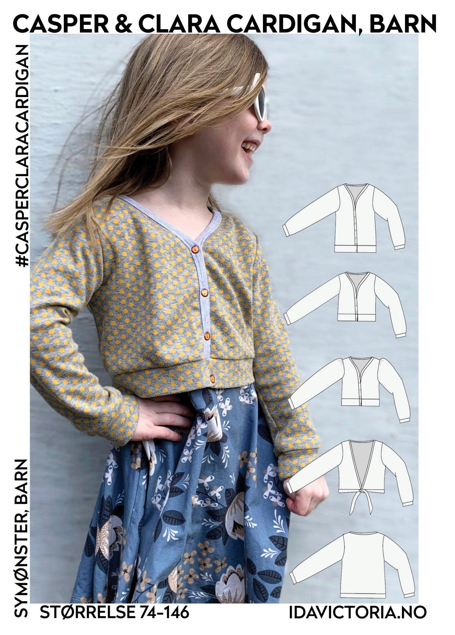 Ida Victoria - Casper & Clara Cardigan, barn (74-146)