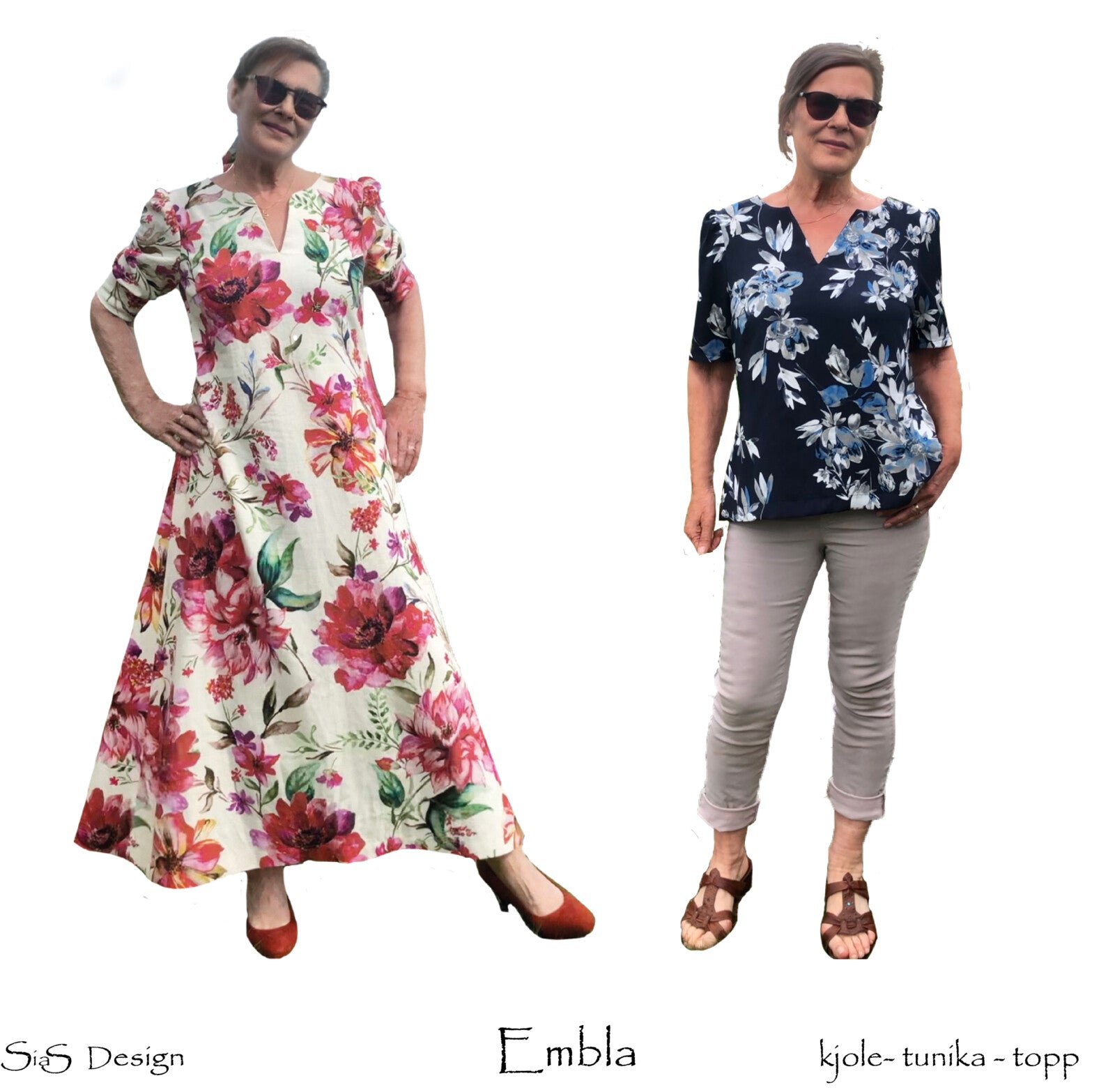SiaS Design - Embla Kjole papirmønster