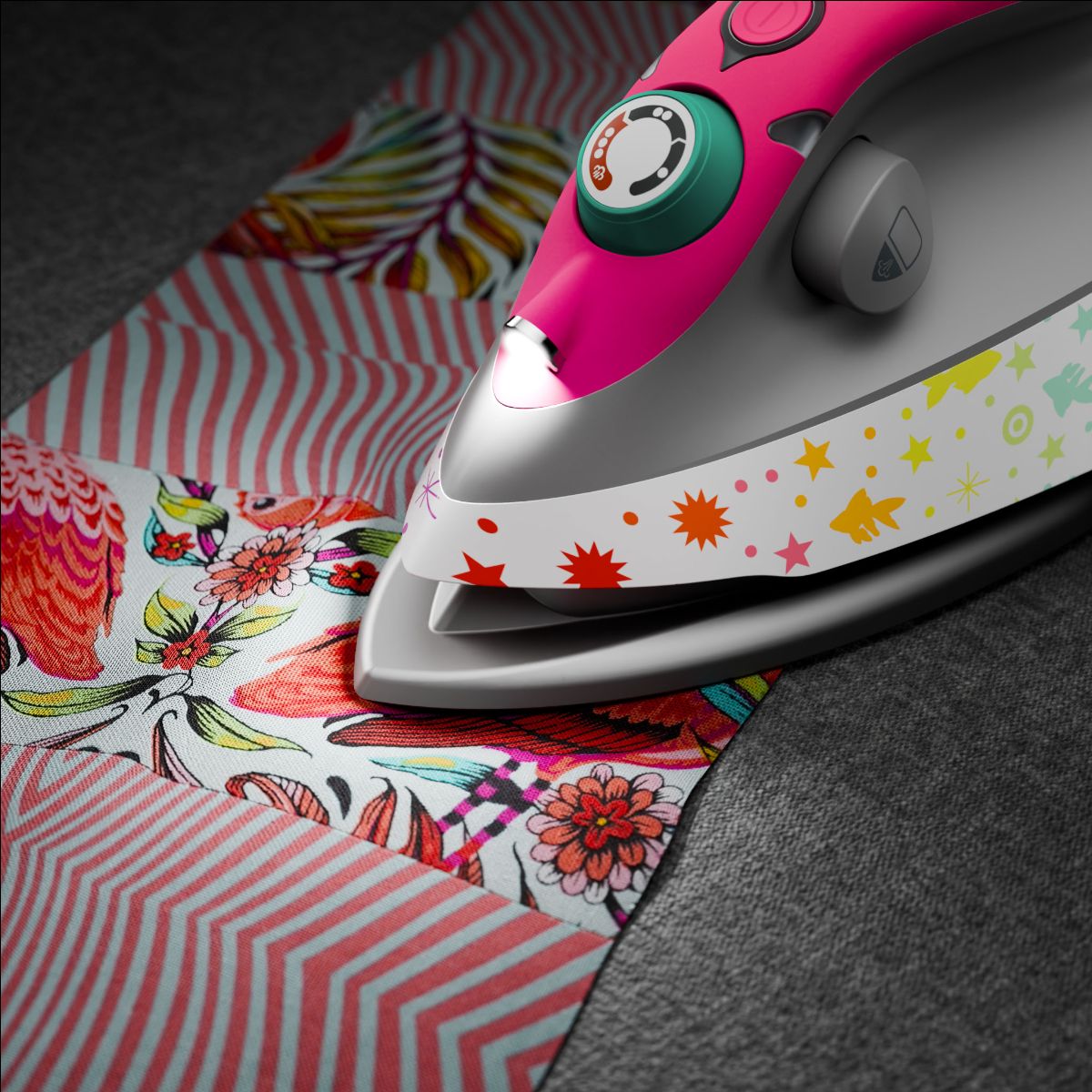 *FORHÅNDSBESTILLING* OLISO SMART IRON Strykejern Mini Tula Pink