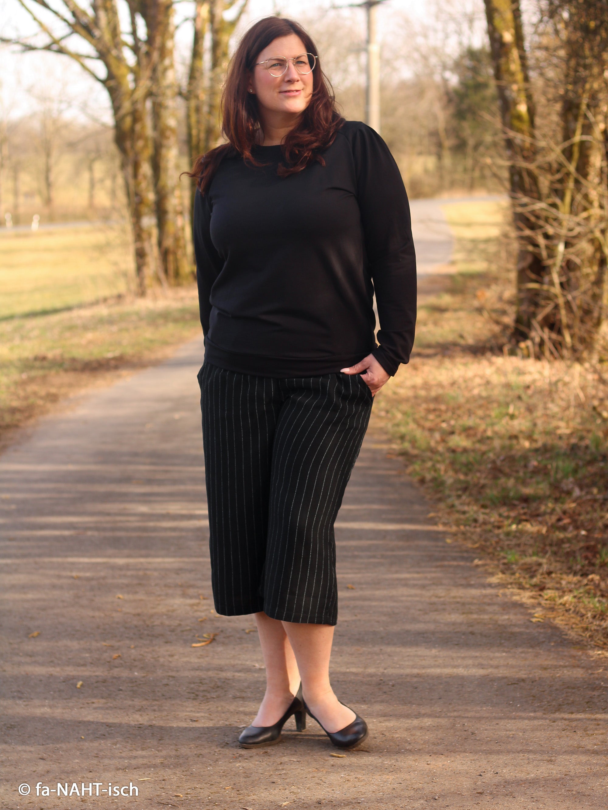 Linen Viskose - Landshut Svart