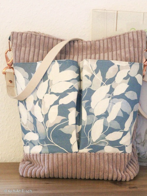 Canvas Barisa - Blader Blå