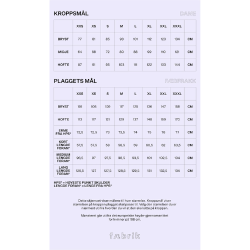 Fæbrik Fæbfrakk - Fysisk Mønster