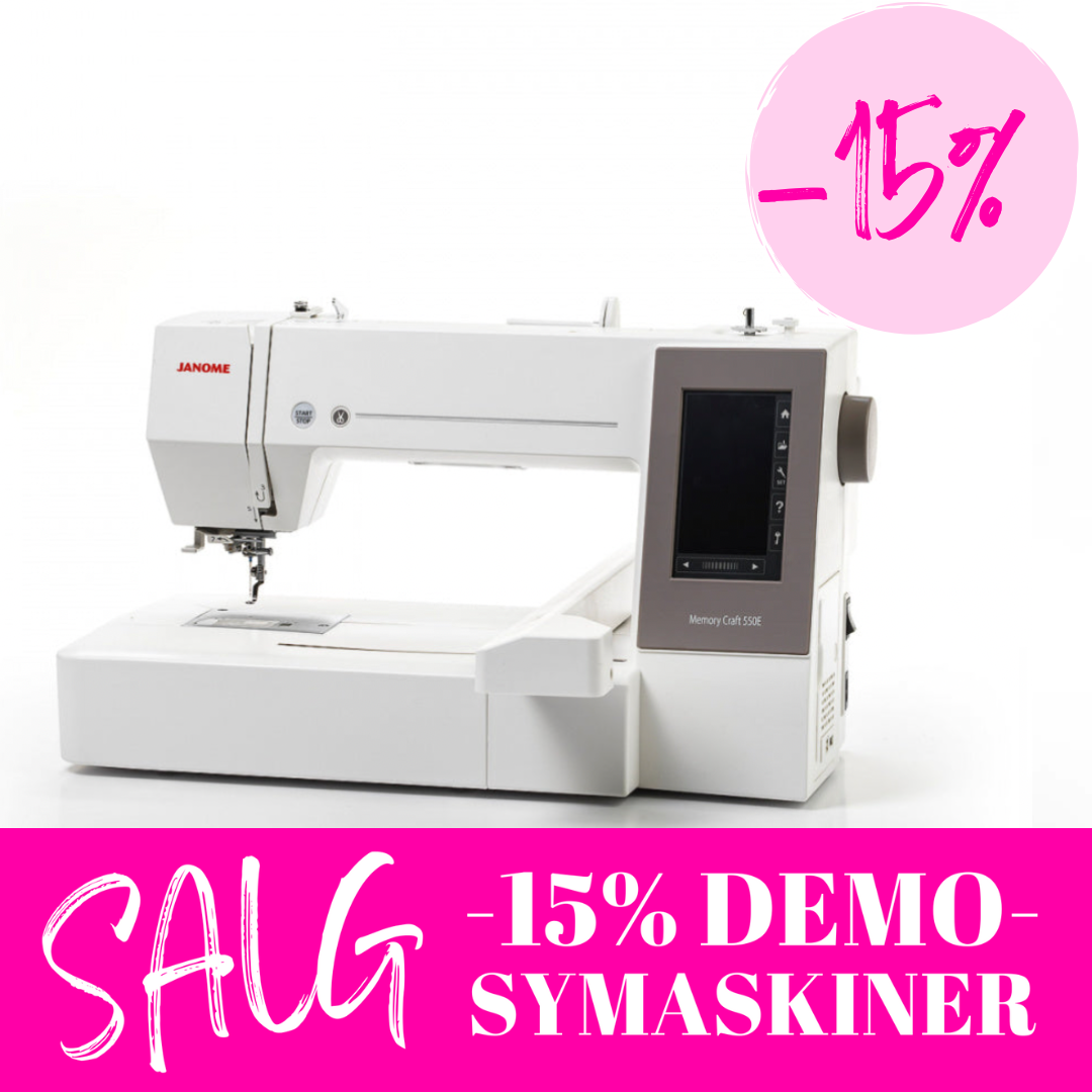 Utstillingsmodell - Janome Memory Craft 550E LE