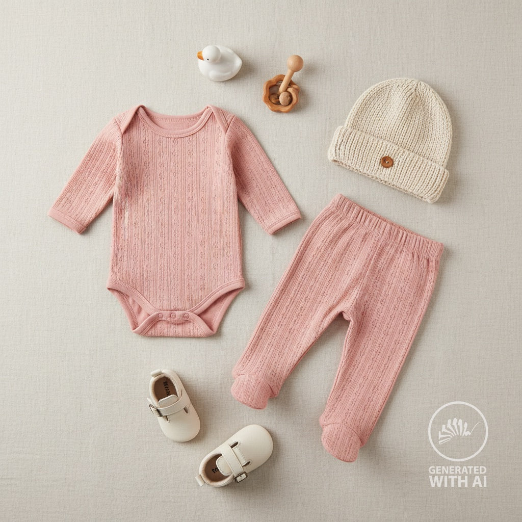 Pointelle Jersey - Lys rosa