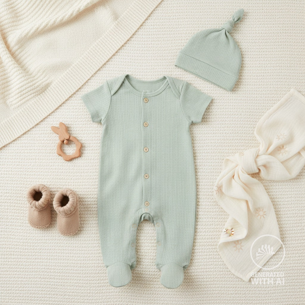 Pointelle Jersey - Mint