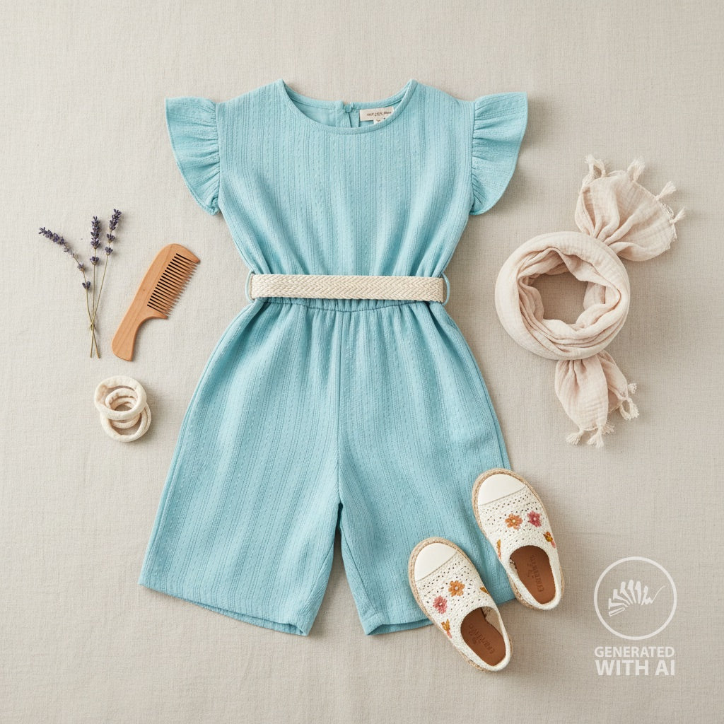 Pointelle Jersey - Aqua