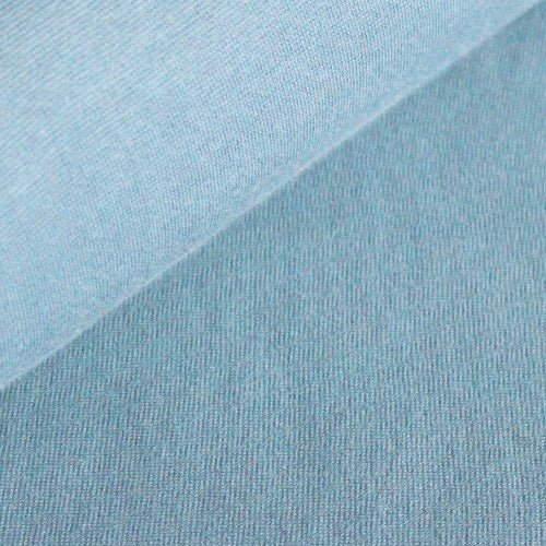 Økologisk rundstrikket Ribb - Lys Blå