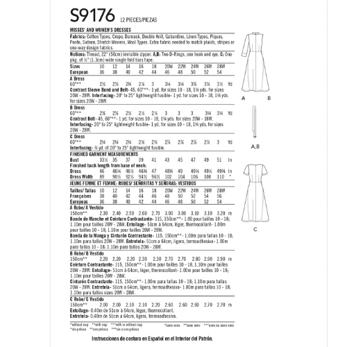 SIMPLICITY 9176-AA Str. 36 til 44