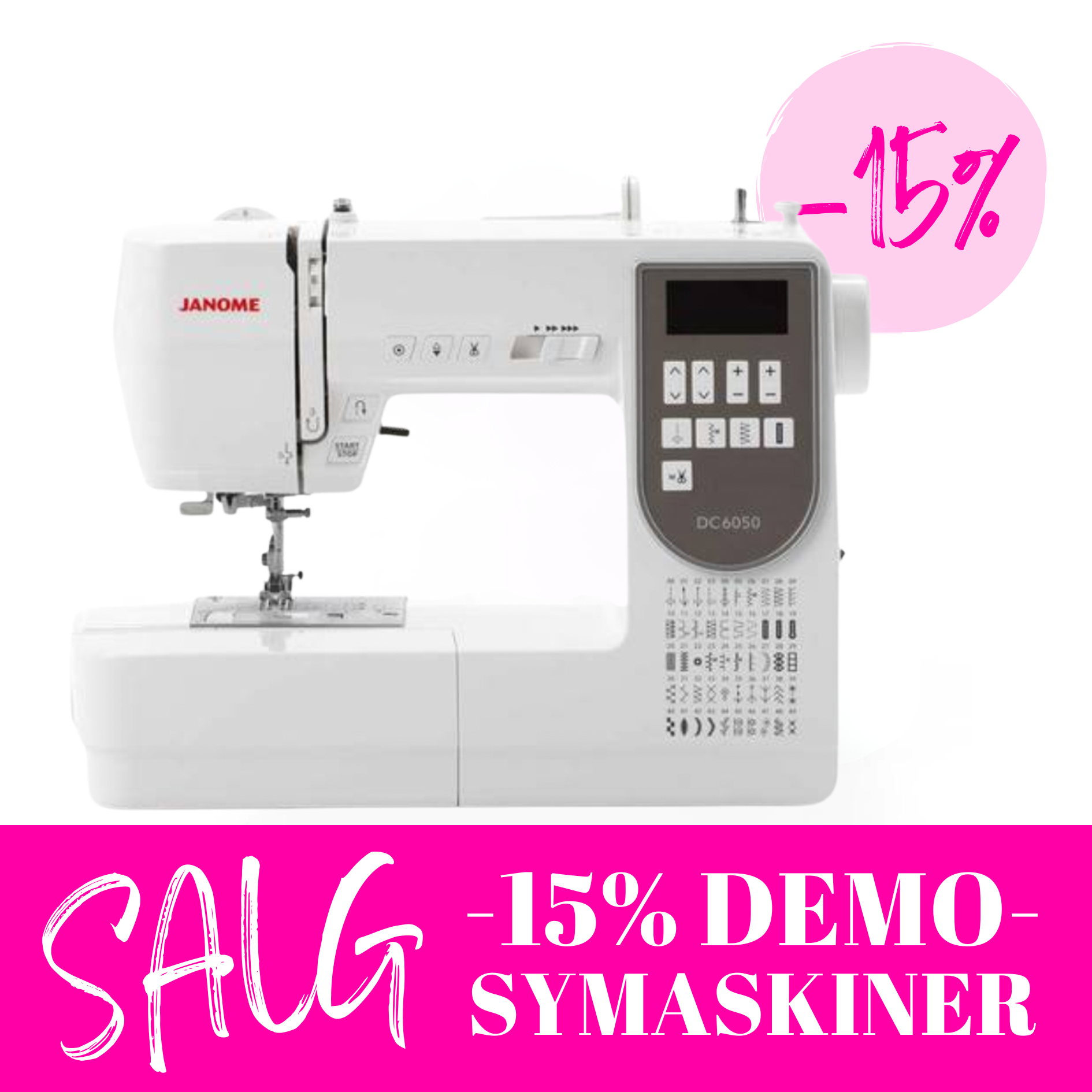 utstillingsmodell- Janome Decor Computer 6050