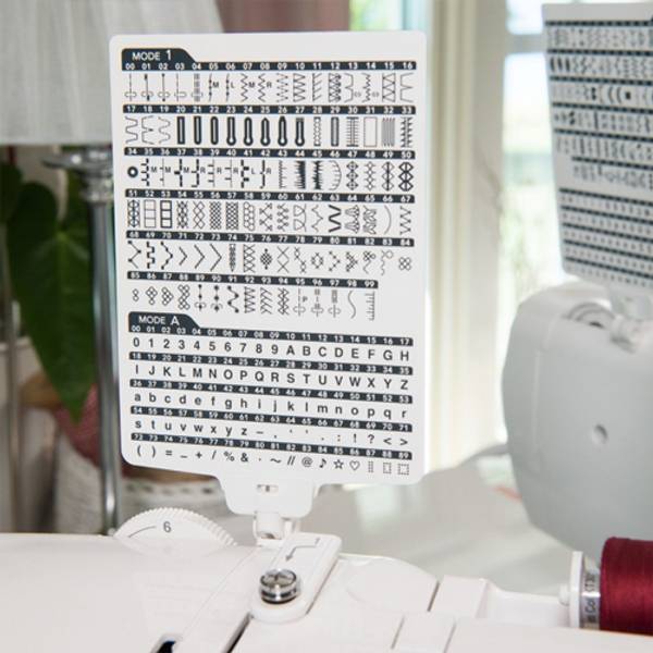 Janome 7200 symaskin - sømmer
