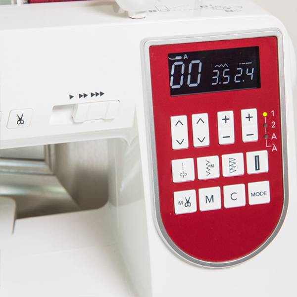 Janome 7200 symaskin - nærbilde
