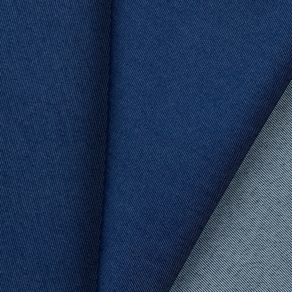 Jeans Stoff med litt stretch medium blå