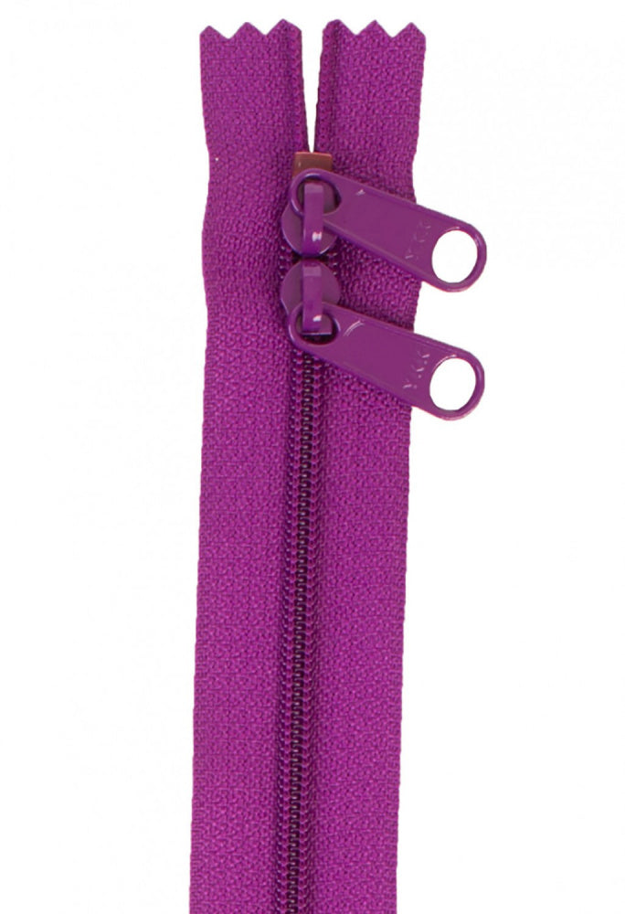 76cm Glidelås med 2 glidere Tahiti Lilla