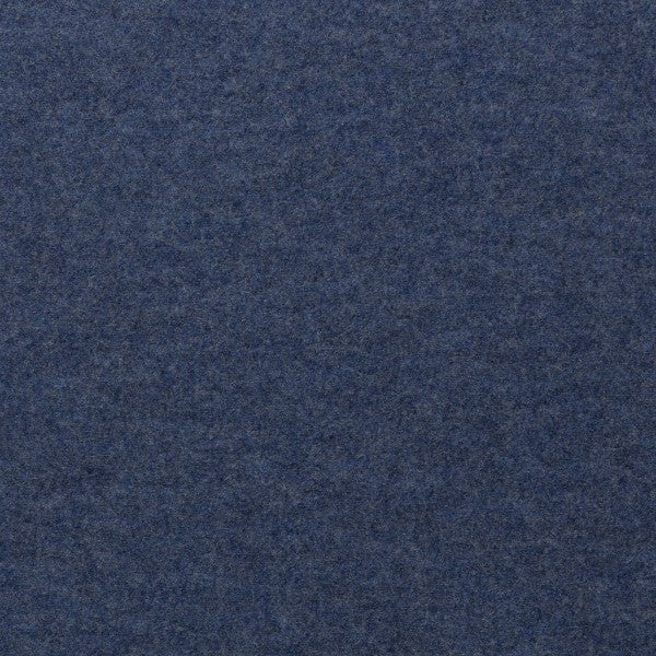 Kokt ull - Melert jeans blå