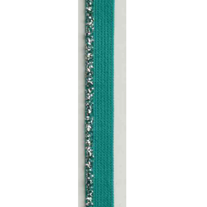 BISEBÅND STRETCH 9 MM turkis
