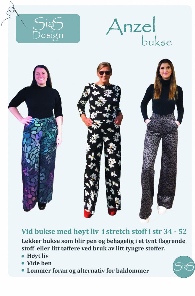 SiaS Design - Anzel Bukse papirmønster