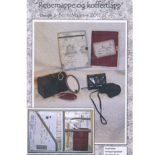 Bente Malm Reisemappe og Koffertlapp