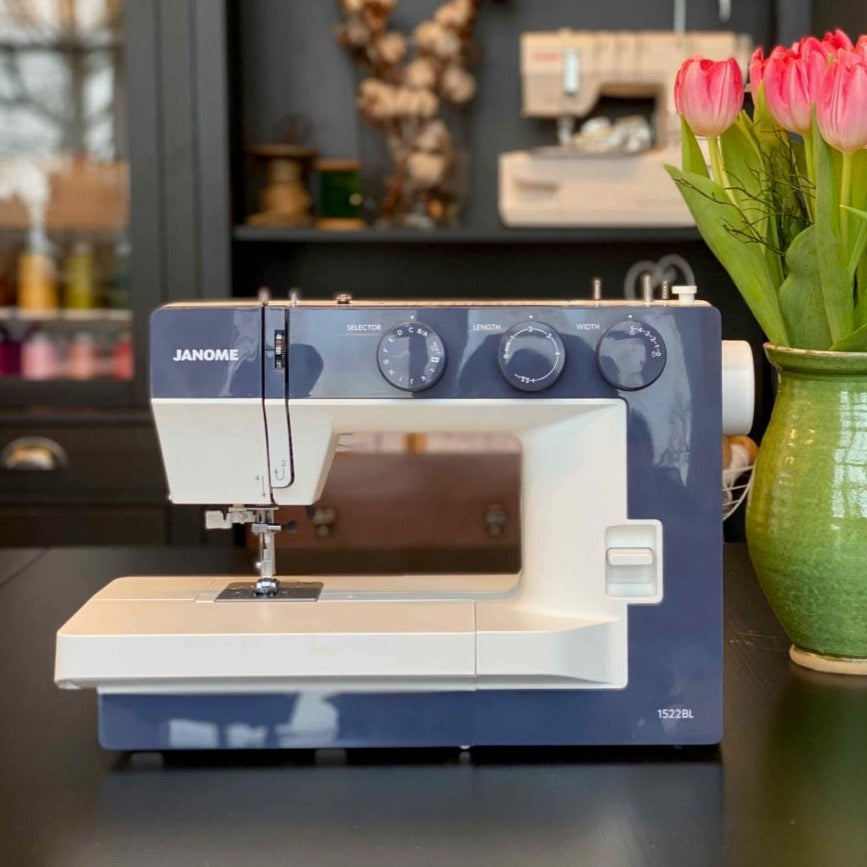 Janome Modell 1522 Blå symaskin