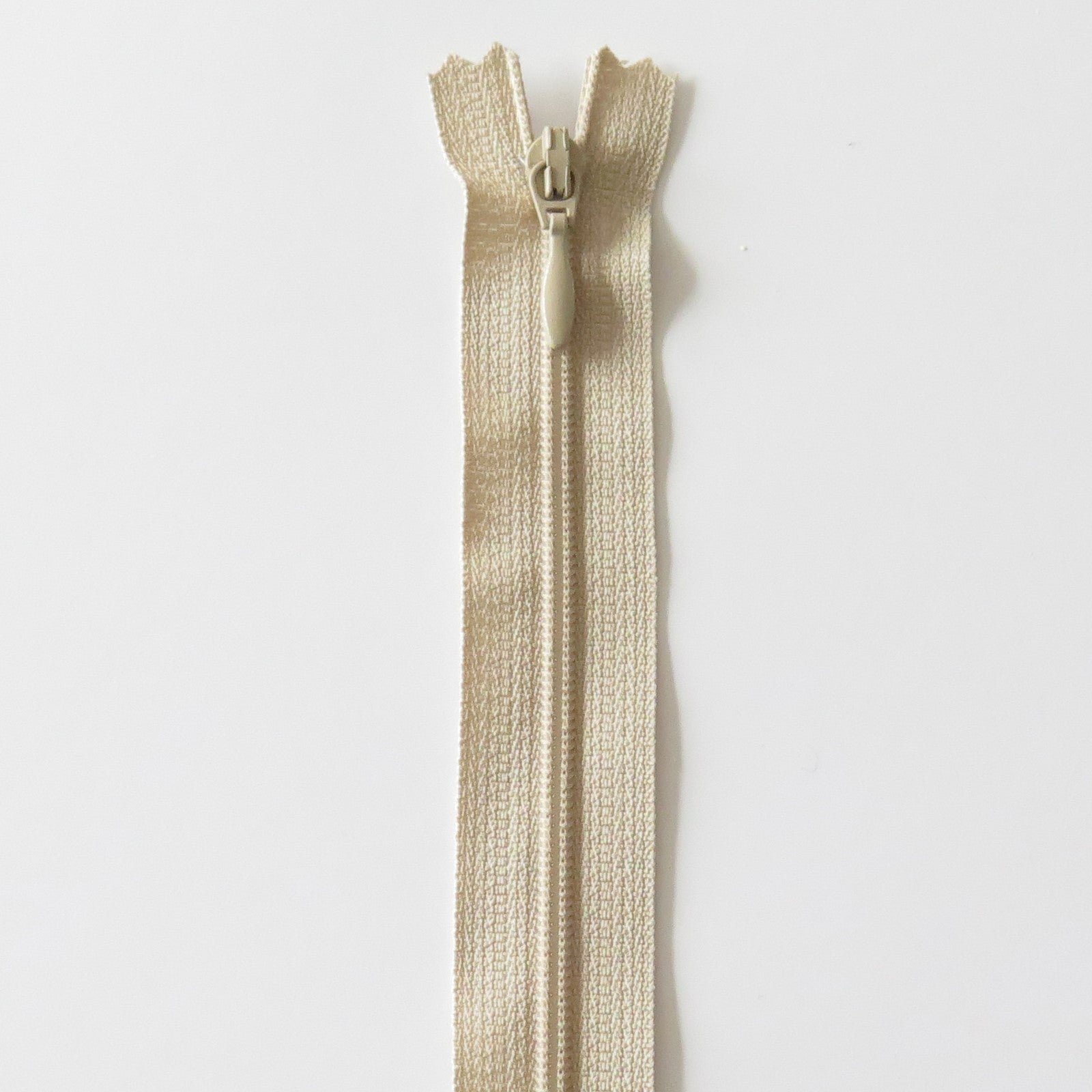 YKK Glidelås 20cm, Sand