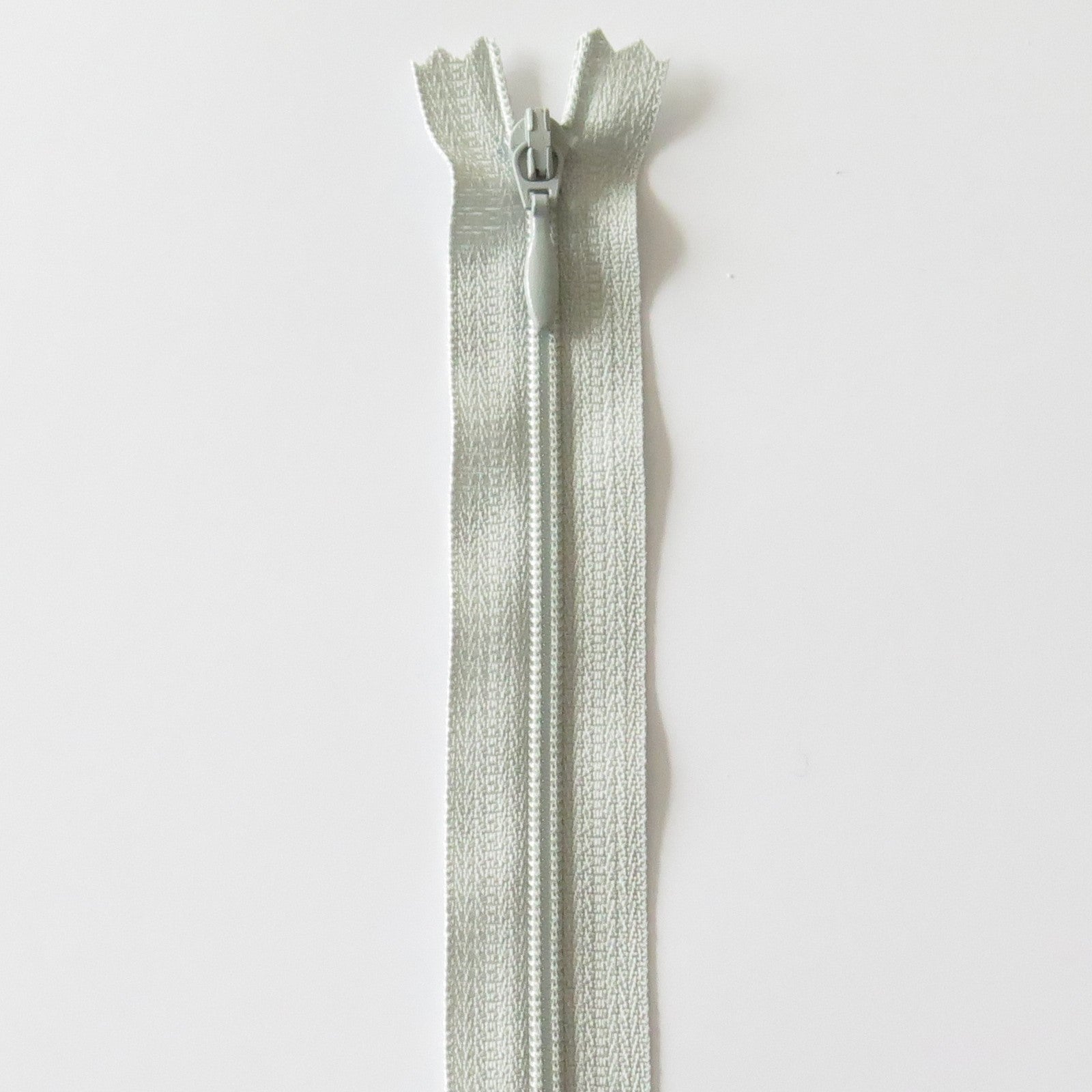 YKK Glidelås 20cm, Lys Grå