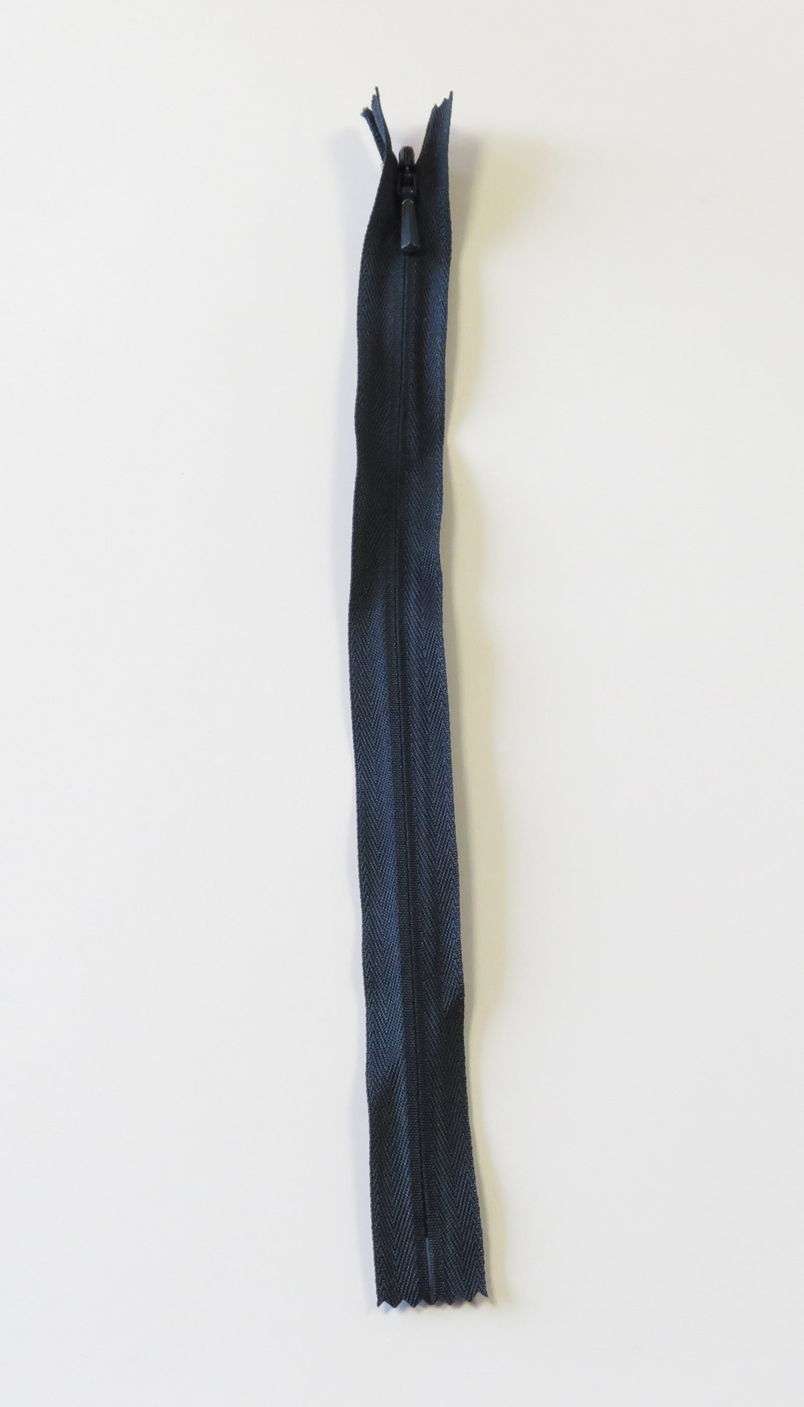 Usynlig Glidelås 15cm (4mm), Marineblå