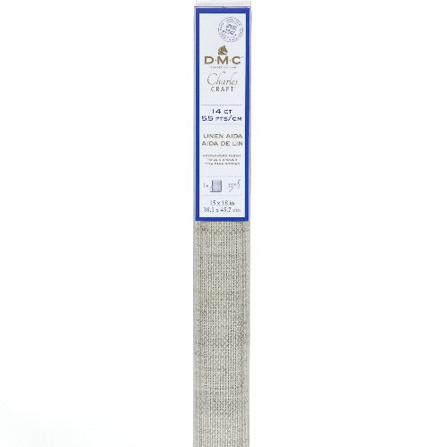 38x45cm DMC Lin AIDA Stoff Ecru 5,5 tr/cm