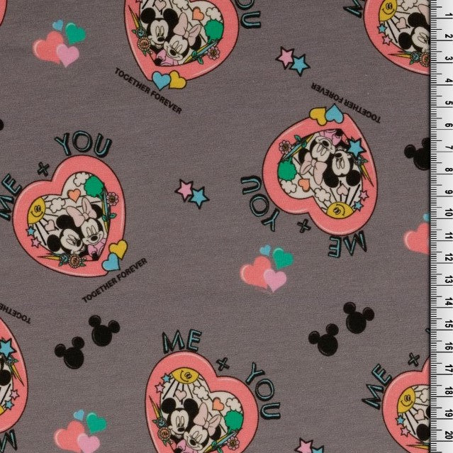 BomullJersey med Mickey Mouse you and me