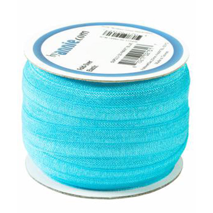 Foldeelastik 19mm Blå Turkis (FOE)