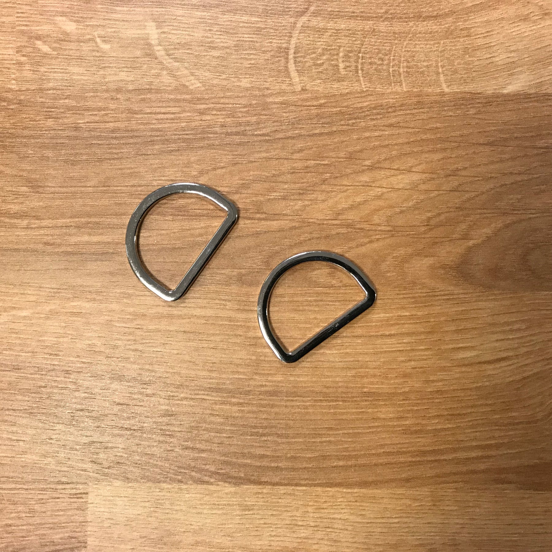 D Ring 30mm sølv 2stk