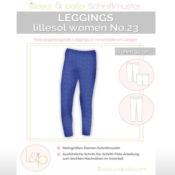 No.23 Leggings/tights Dame papirmønster