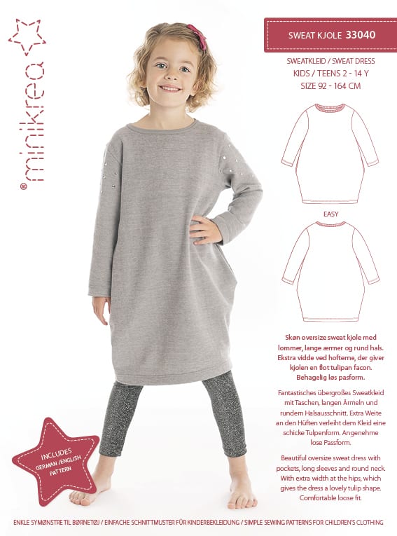 MiniKrea 33040 Sweat Kjole