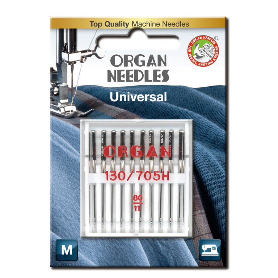 Universalnål 80, 10 stk. Organ symaskinnåler
