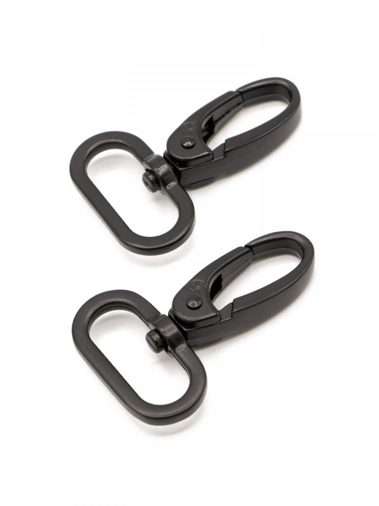 By Annie Swivel Hook 1in Black Metal Set of Two